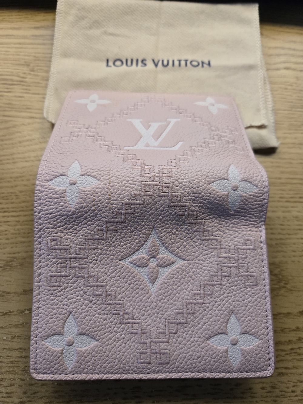 Louis Vuitton Portefeuille Claire Monogram Empreinte Broderie Cléa Wallet